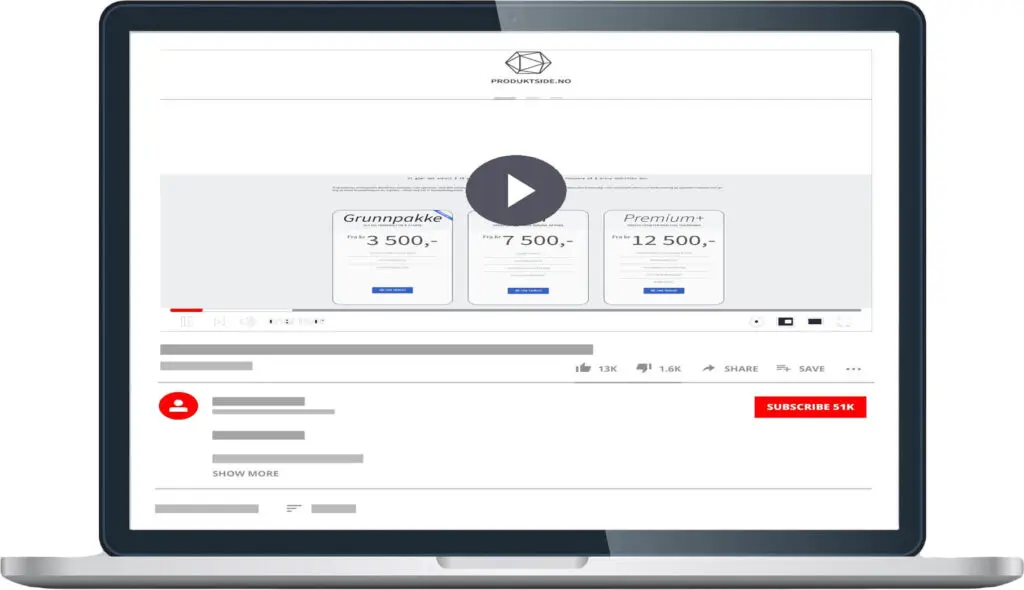 videoopplæring levert med hjemmesiden